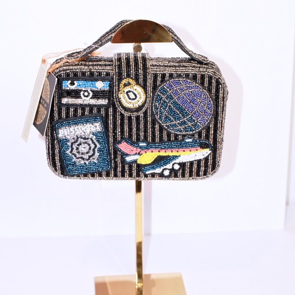 Mile High Made in India Beaded Clutch - Picture 2 of 5